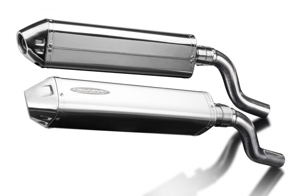 Kawasaki Z1000SX Tourer 2010-19 420mm Tri-Oval Stainless Exhaust Silencer Kit