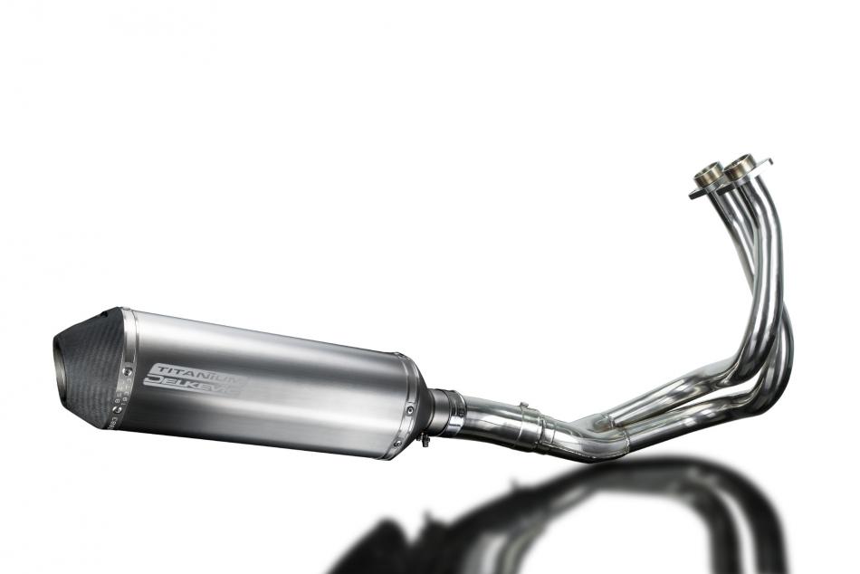 Kawasaki Z650 2017-2023 Complete Exhaust 2-1 343mm X-Oval Titanium Silencer Can