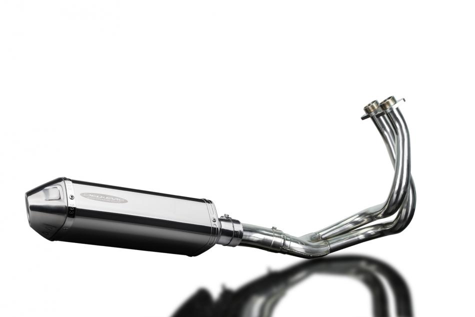 Kawasaki Z650 2017-2023 Complete Exhaust 2-1 320mm Tri-Oval Stainless Silencer