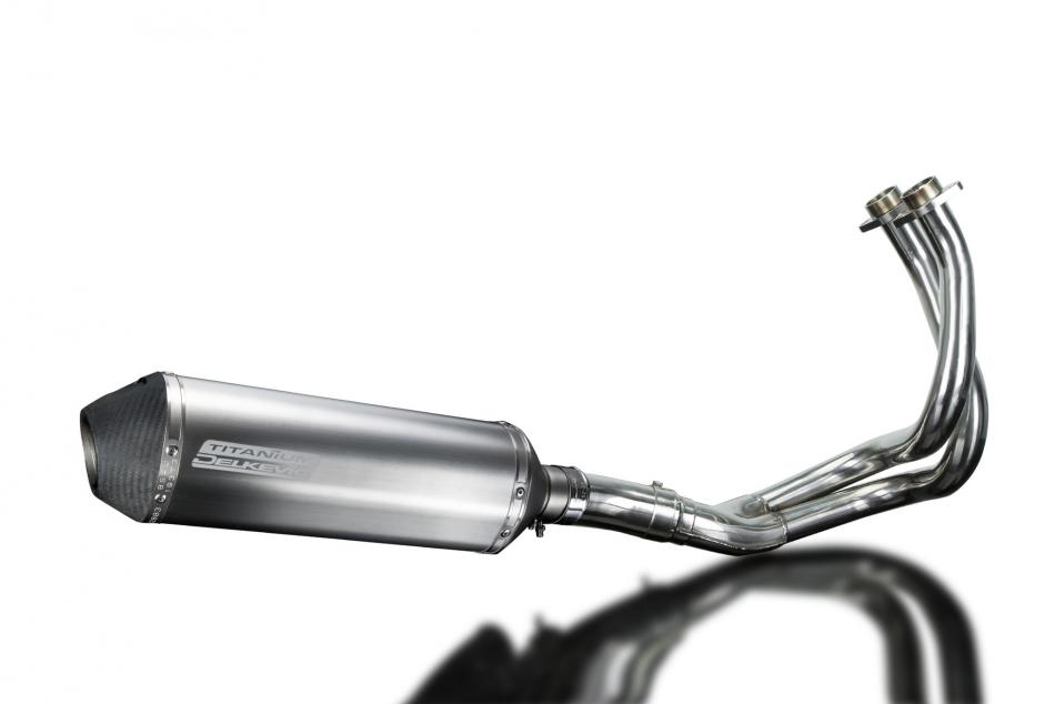 KAWASAKI NINJA 650 2017-21 FULL EXHAUST SYSTEM 343mm TITANIUM XOVAL SILENCER