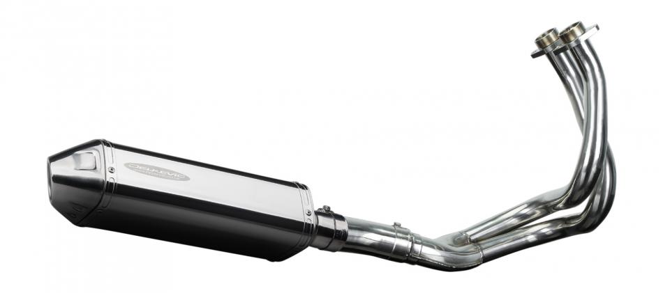 KAWASAKI NINJA 650 2017-21 FULL EXHAUST SYSTEM 320mm STAINLESS TRI SILENCER