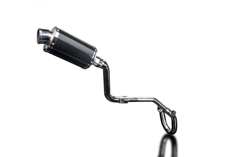 HONDA CRF250 L-M 2012-16 FULL EXHAUST SYSTEM 225mm CARBON OVAL SILENCER