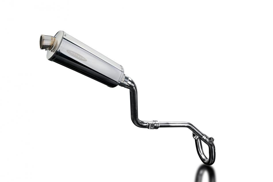 HONDA CRF250 L-M 2012-16 FULL EXHAUST SYSTEM 350mm STAINLESS OVAL BSAU SILENCER