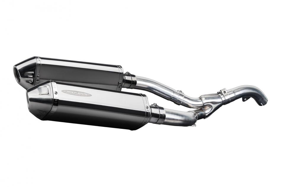 KAWASAKI ZX10R NINJA 2006-2007 320mm TRI STAINLESS BSAU SILENCER EXHAUST KIT