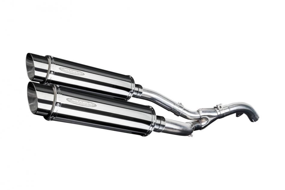 KAWASAKI ZX10R NINJA 2006-2007 350mm ROUND STAINLESS BSAU SILENCER EXHAUST KIT