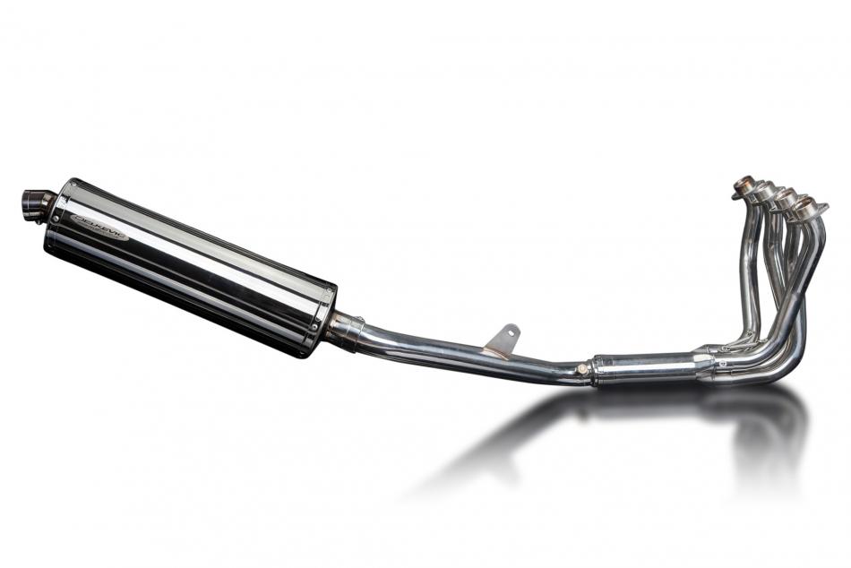 HONDA CBR1100XX BLACKBIRD FULL 4-1 EXHAUST SYSTEM 450mm STAINLESS OVAL BSAU