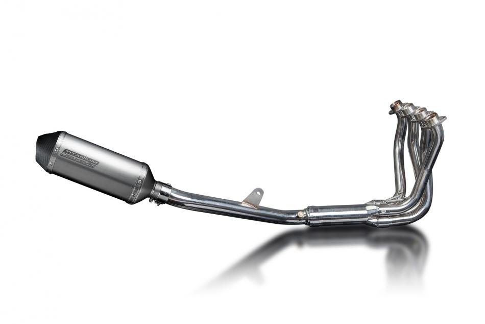 Honda CBR1100XX Blackbird Full Exhaust 4-1 260mm X-Oval Titanium Silencer