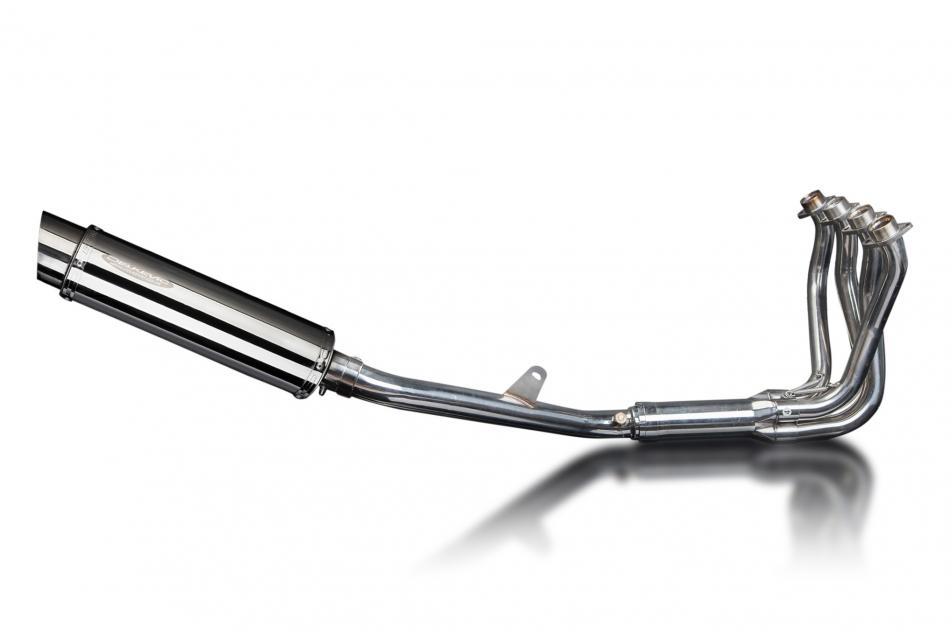 HONDA CBR1100XX BLACKBIRD FULL 4-1 EXHAUST SYSTEM 350mm STAINLESS ROUND BSAU