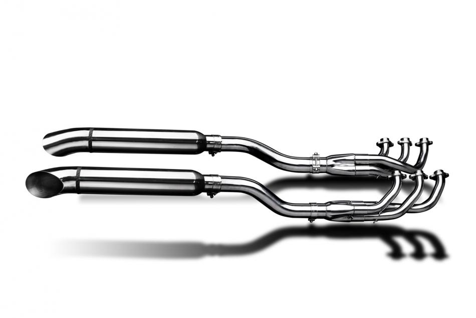 HONDA GL1500C F6C VALKYRIE 96-03 FULL 6-2 EXHAUST 410mm SILENCER TURNOUT BAFFLE