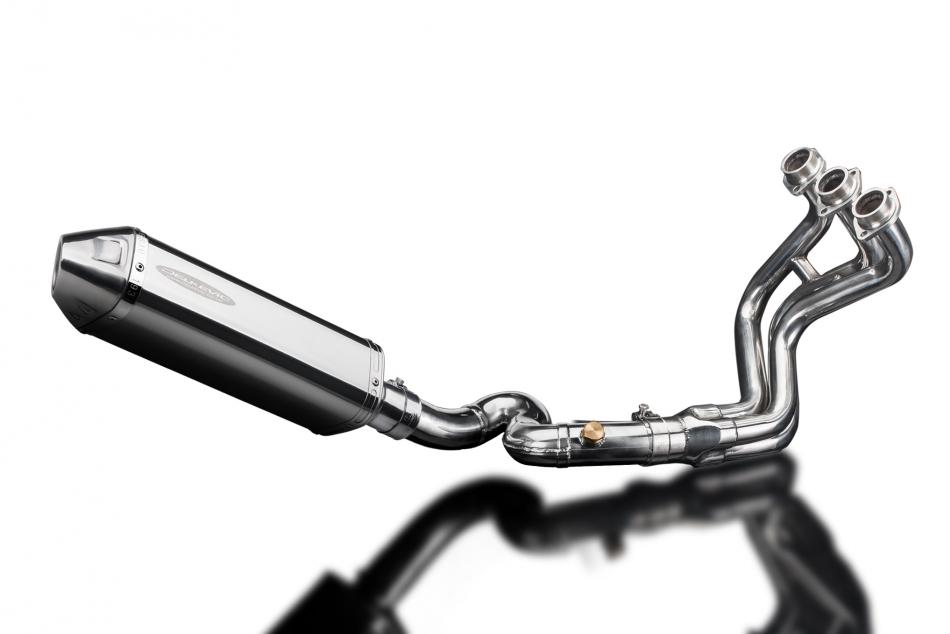 YAMAHA TRACER 900 2015-20 FULL EXHAUST SYSTEM 320mm STAINLESS TRI SILENCER