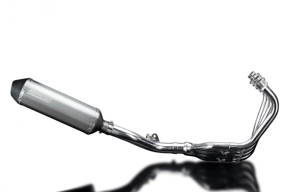 HONDA CB600F HORNET 2007-13 FULL EXHAUST 343mm TITANIUM XOVAL BSAU SILENCER