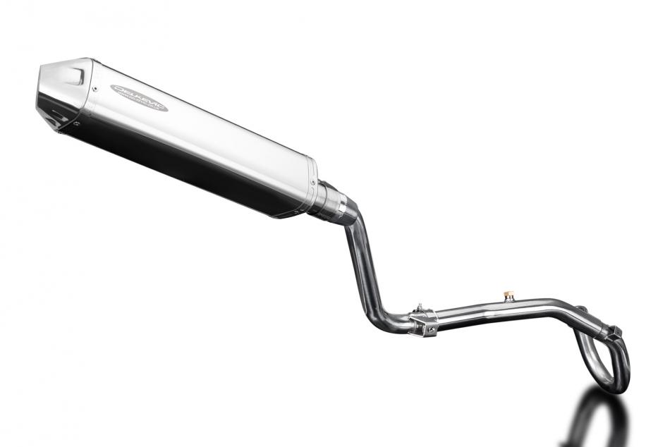 Honda CRF250L 2017-2020 Full Exhaust 420mm Tri-Oval Stainless Silencer