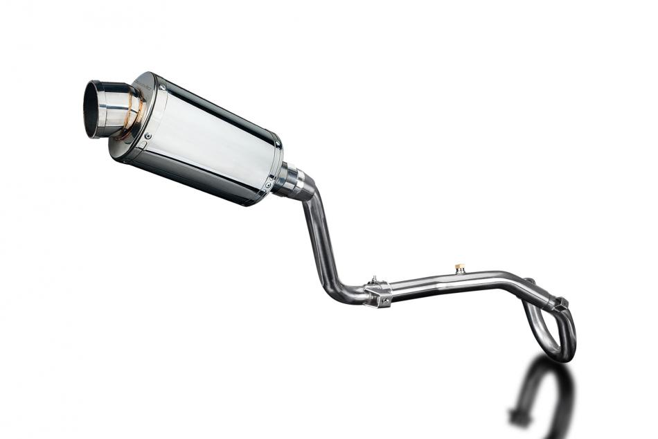 HONDA CRF250L 2017-2020 FULL EXHAUST SYSTEM 225mm STAINLESS OVAL SILENCER