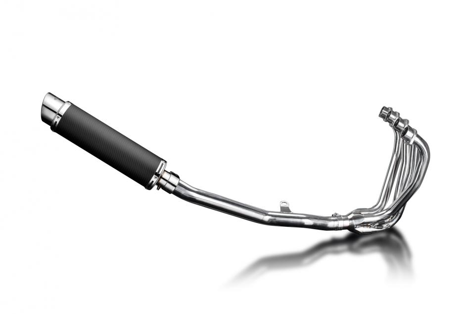 KAWASAKI ZRX1100 ZRX1200 97-07 4-1 EXHAUST 350mm CARBON ROUND BSAU SILENCER