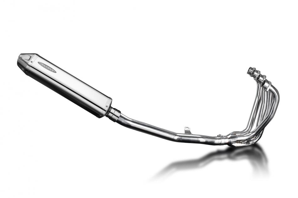 Kawasaki ZRX1100 ZRX1200 97-07 Full Exhaust 4-1 420mm TriOval Stainless Silencer
