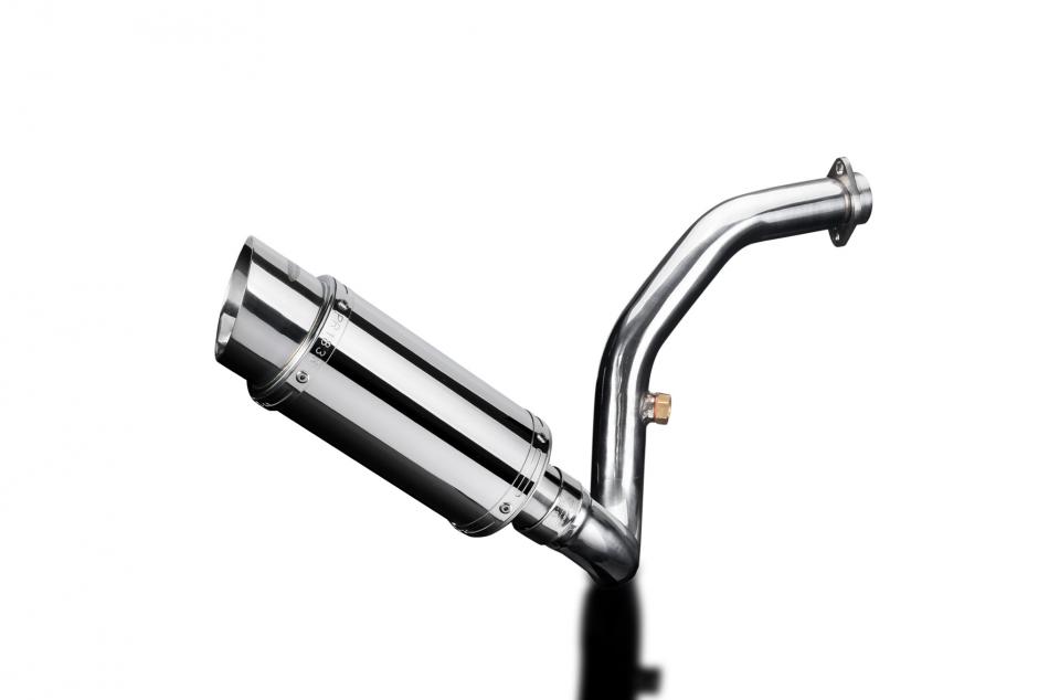 BMW G310R G310GS 2017-20 DECAT EXHAUST SYSTEM 200mm STAINLESS ROUND SILENCER