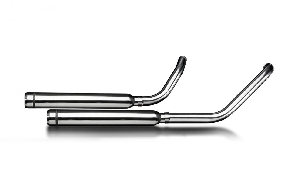 KAWASAKI MEAN STREAK EXHAUST VN1500 VN1600 02-08 2-2 550mm BULL NOSE SILENCER