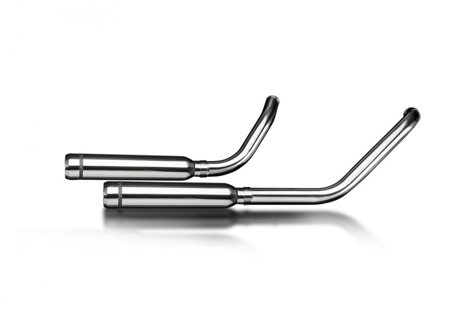 KAWASAKI MEAN STREAK EXHAUST VN1500 VN1600 02-08 2-2 410mm BULL NOSE SILENCER