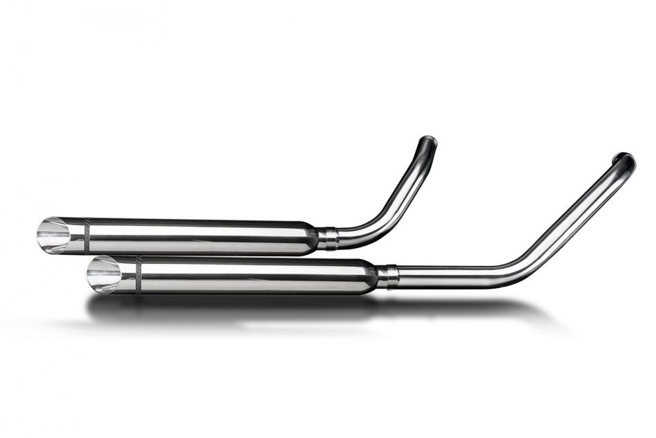 KAWASAKI MEAN STREAK EXHAUST VN1500 VN1600 02-08 2-2 550mm SLASH CUT SILENCER