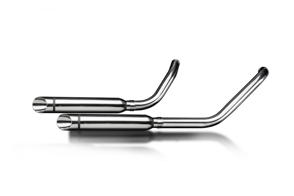 KAWASAKI MEAN STREAK EXHAUST VN1500 VN1600 02-08 2-2 410mm SLASH CUT SILENCER