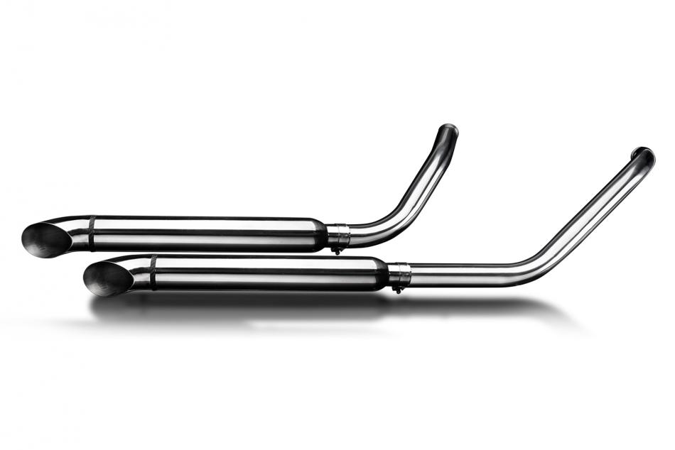 KAWASAKI MEAN STREAK EXHAUST VN1500 VN1600 02-08 2-2 550mm TURN OUT SILENCER