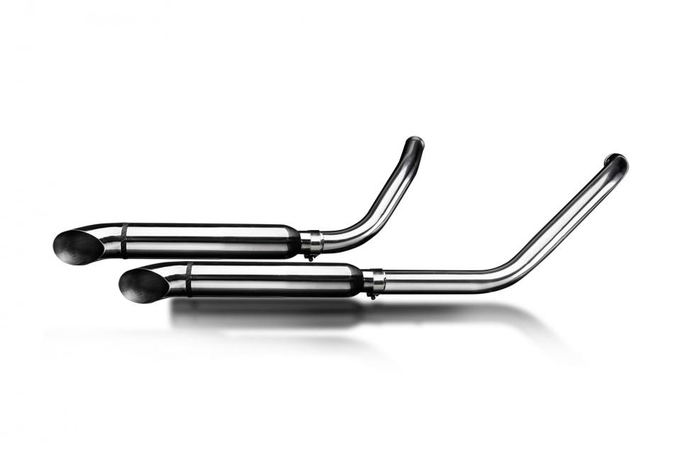 KAWASAKI MEAN STREAK EXHAUST VN1500 VN1600 02-08 2-2 410mm TURN OUT SILENCER