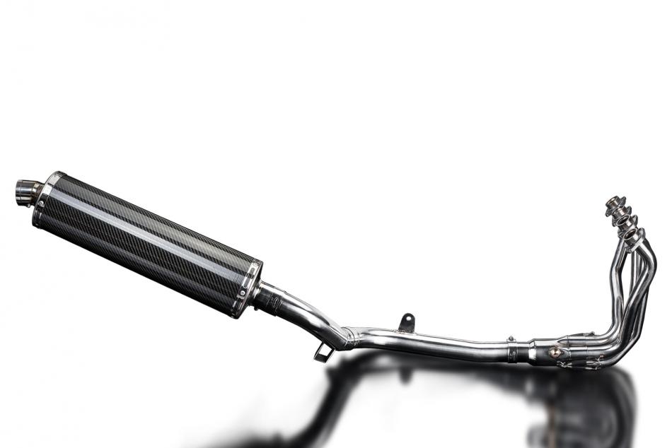 KAWASAKI VERSYS 1000 2019-2024 FULL EXHAUST SYSTEM 450mm CARBON OVAL BSAU
