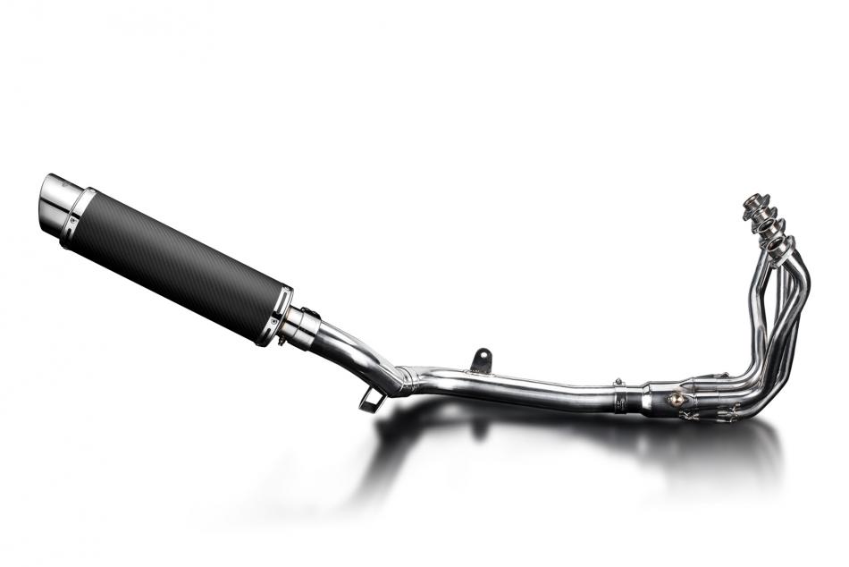 KAWASAKI VERSYS 1000 2019-2024 FULL EXHAUST SYSTEM 350mm CARBON ROUND BSAU
