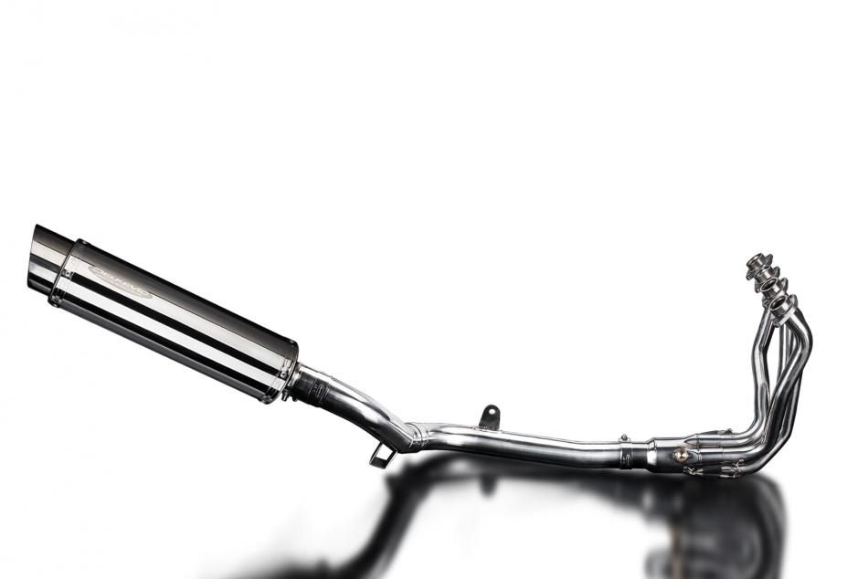 KAWASAKI VERSYS 1000 2019-2024 FULL EXHAUST SYSTEM 350mm STAINLESS ROUND BSAU