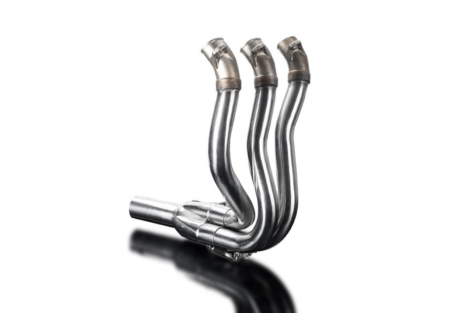 TRIUMPH STREET TRIPLE 765RS 2017-2022 STAINLESS STEEL EXHAUST DOWNPIPES