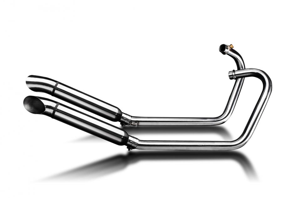 TRIUMPH STREET CUP 17-19 COMPLETE EXHAUST SYSTEM 410MM CUSTOM TURNOUT SILENCER