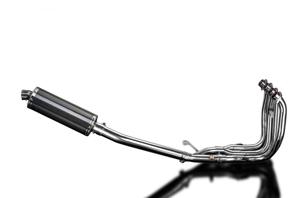 SUZUKI GSX1300R HAYABUSA 2008-2020 4-1 EXHAUST SYSTEM 350mm CARBON OVAL SILENCER