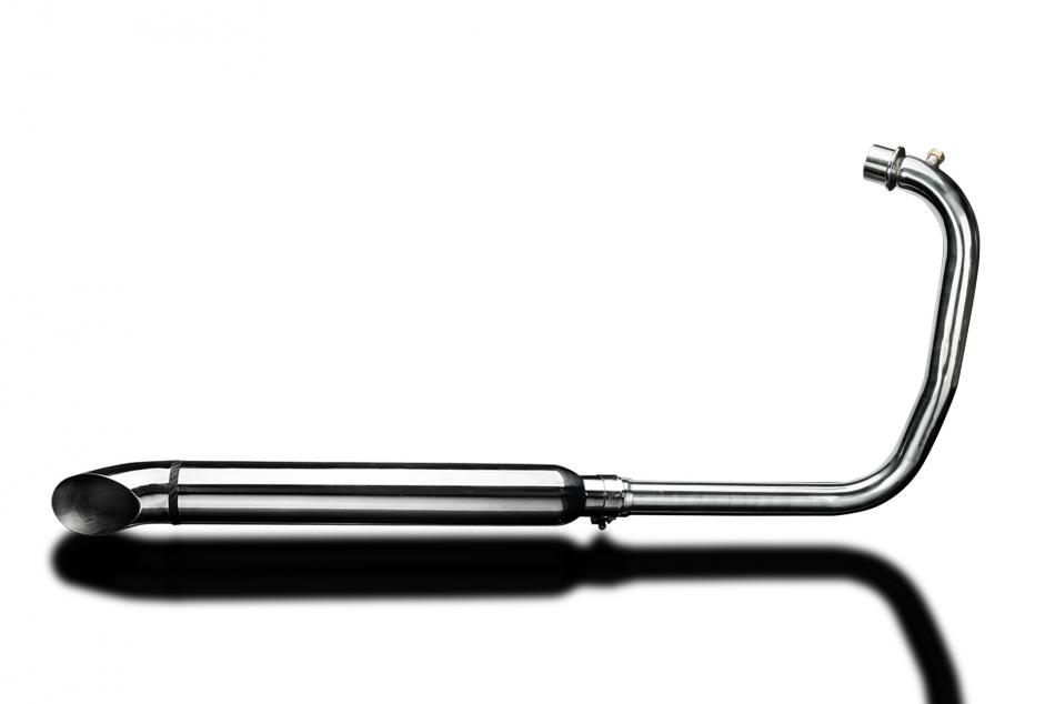 Royal Enfield Meteor 2021-24 Complete Exhaust 550mm Turn Out Silencer Stainless