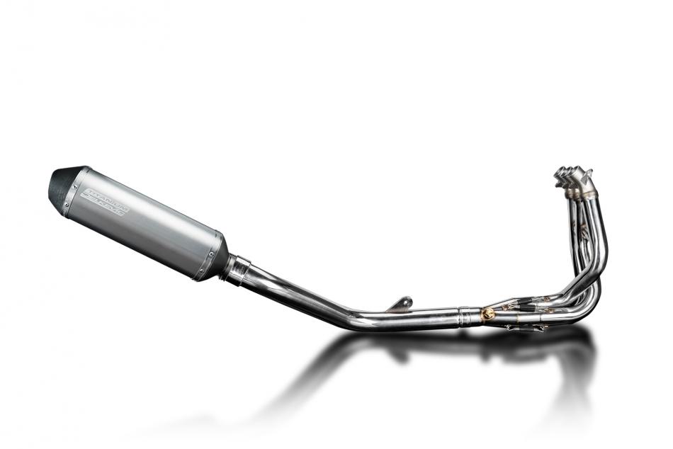 DAYTONA 675 675R 09-12 343mm TITANIUM X-OVAL SILENCER 3-1 COMPLETE