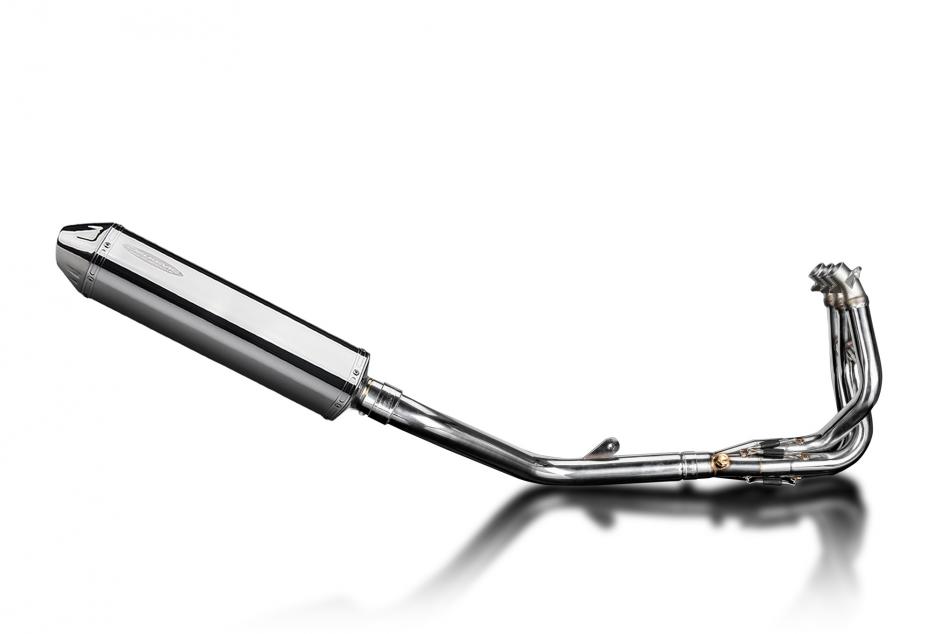 Daytona 675 675R 2009-2012 Full Exhaust 3-1 420mm Tri-Oval Stainless Silencer