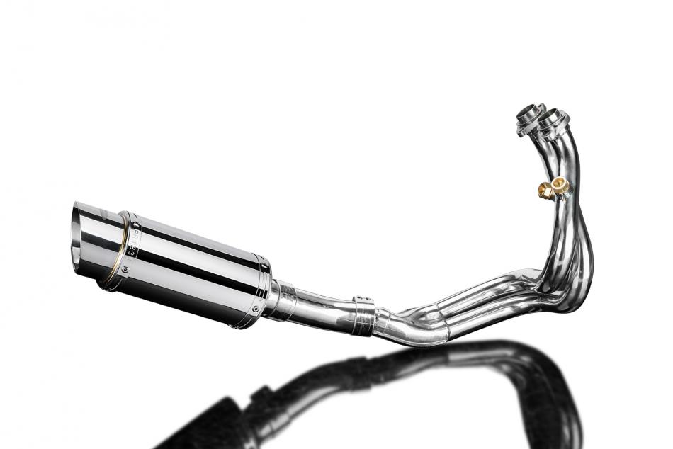 CFMOTO 650NK 2016-2023 Complete Exhaust System 200mm Round Stainless Silencer