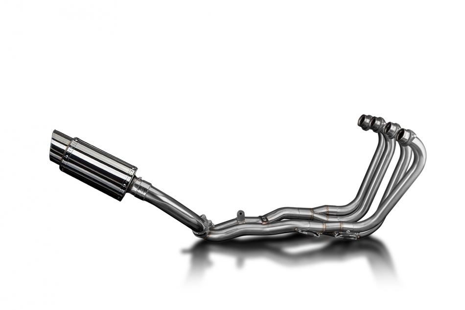 Honda CBR1000F Hurricane 87-99 Full Exhaust 4-1 200mm Round Stainless Silencer