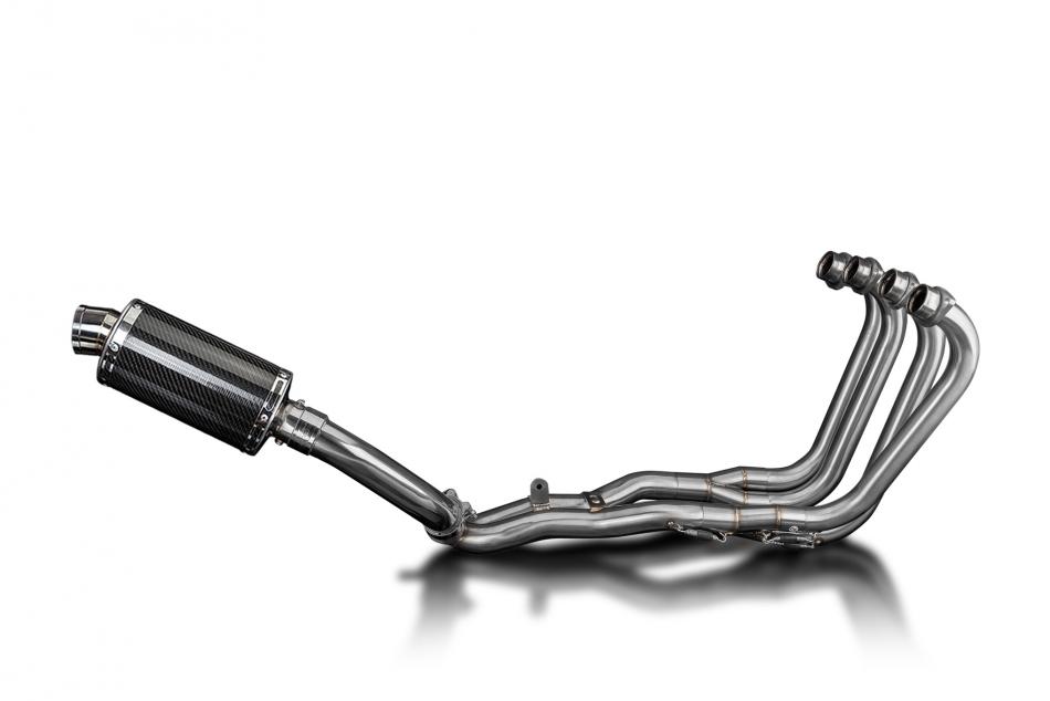 Honda CBR1000 FH-FX Hurricane 87-99 Full Exhaust 4-1 225mm Oval Carbon Silencer