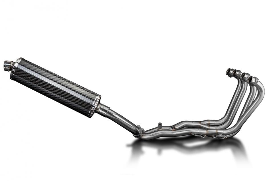 Honda CBR1000 FH-FX Hurricane 87-99 Full Exhaust 4-1 450mm Oval Carbon Silencer