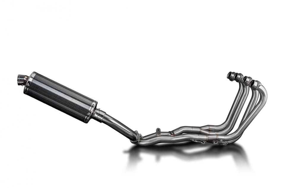 Honda CBR1000 FH-FX Hurricane 87-99 Full Exhaust 4-1 350mm Oval Carbon Silencer