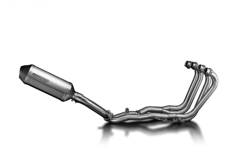 Honda CBR1000F Hurricane 1987-99 Full Exhaust 4-1 260mm X-Oval Titanium Silencer