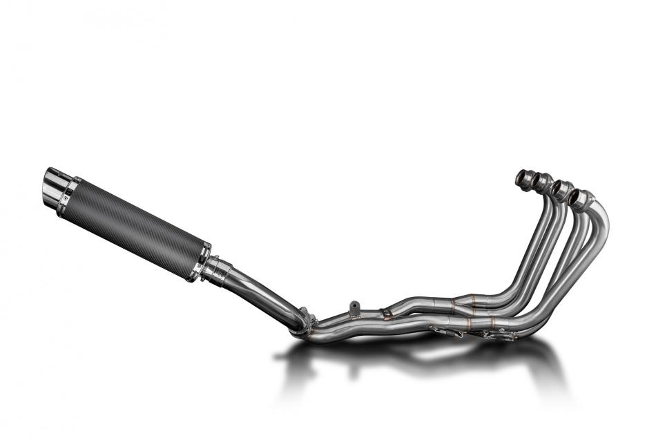 Honda CBR1000 FH-FX Hurricane 87-99 Full Exhaust 4-1 350mm Round Carbon Silencer