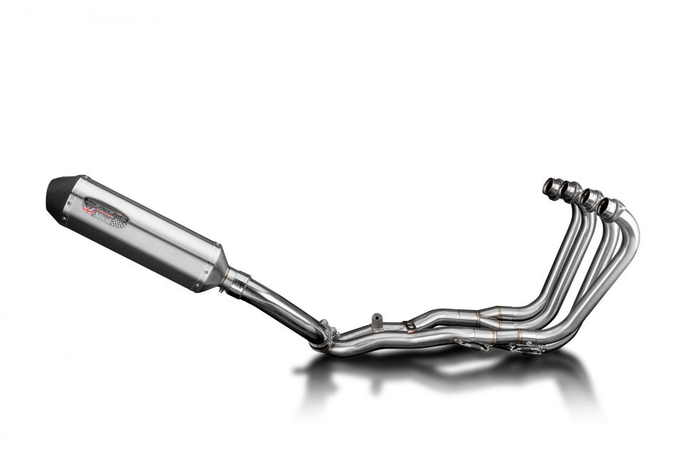 Honda CBR1000F Hurricane 87-99 Full Exhaust 4-1 343mm X-Oval Stainless Silencer