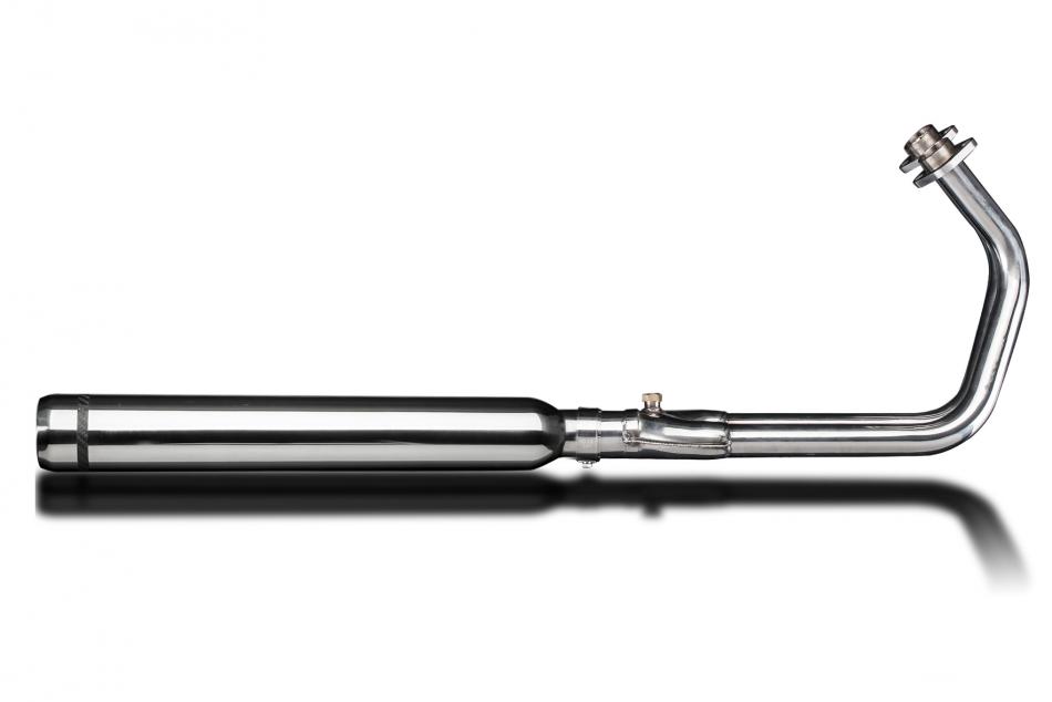 Kawasaki Vulcan S 650 2021-2023 Full Exhaust 550mm Bull Nose Silencer Stainless