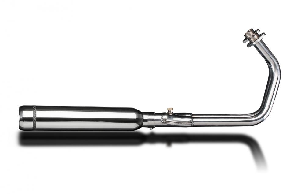 Kawasaki Vulcan S 650 2021-2023 Full Exhaust 410mm Bull Nose Silencer Stainless