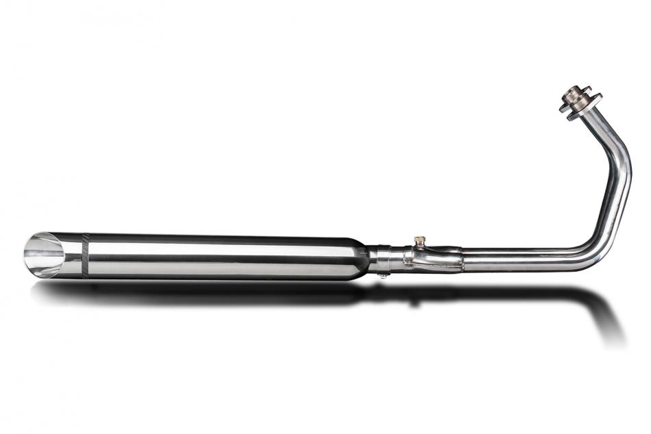 Kawasaki Vulcan S 650 2021-2023 Full Exhaust 550mm Slash Cut Silencer Stainless