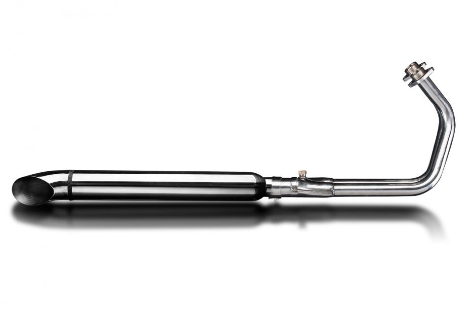 Kawasaki Vulcan S 650 2021-2023 Full Exhaust 550mm Turn Out Silencer Stainless