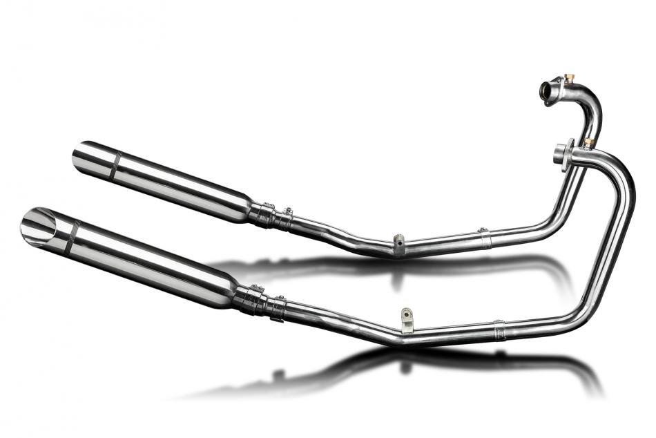 Royal Enfield 650 Continental Interceptor 19-24 Exhaust 410mm Slash Cut Silencer