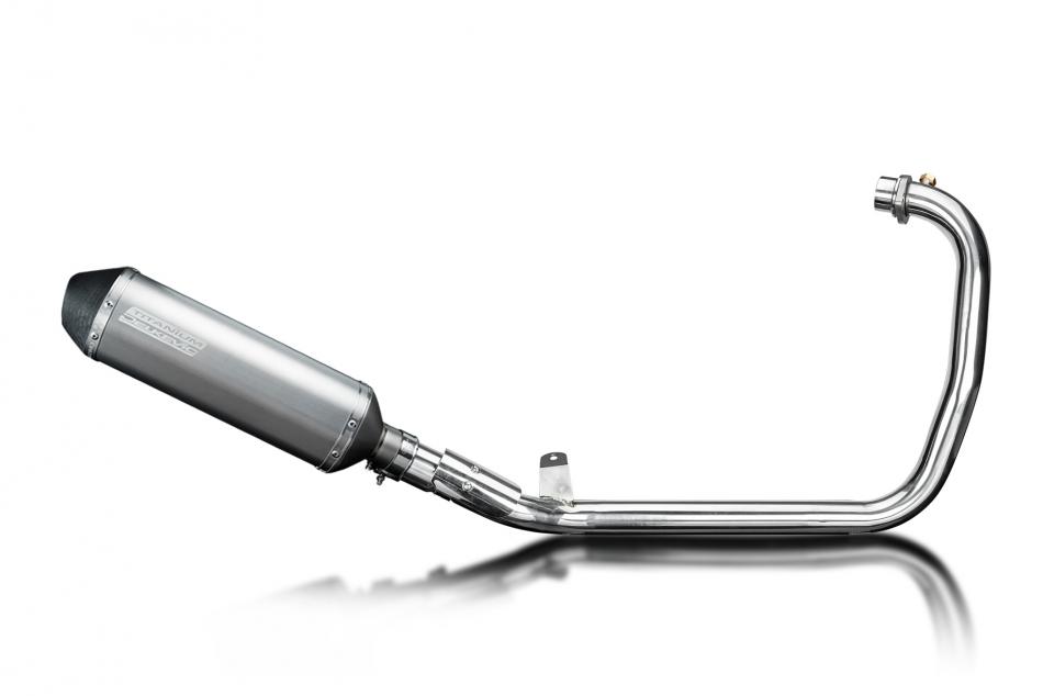 Royal Enfield Scram 411 2022-24 Complete Exhaust 343mm X-Oval Titanium Silencer