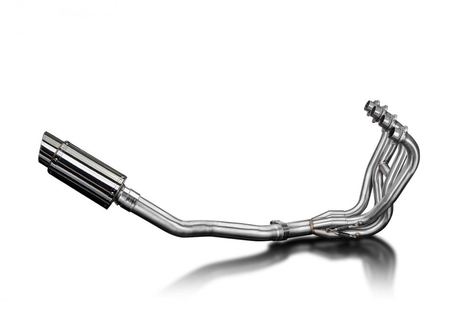 Kawasaki ZZR600 D/E ZZR400 K/N 90-09 Exhaust 4-1 200mm Round Stainless Silencer